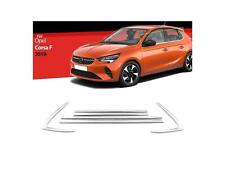 Listwy okienne do Opel Corsa F od 2019 6 szt. Stal nierdzewna Chromowane listwy ozdobne na sprzedaż  Wysyłka do Poland