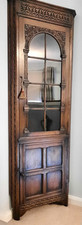 Oak corner display for sale  STOKE-ON-TRENT