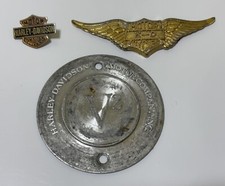 Harley Davidson MOTOCICLETA Alumínio V2 Emblema Disco Placa Emblema MAIS Mais LOTE HD comprar usado Harley Davidson MOTOCICLETA Alumínio V2 Emblema Disco Placa Emblema MAIS Mais LOTE HD comprar usado  Enviando para Brazil