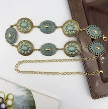 Bauchkette gold türkis gebraucht kaufen  Syke