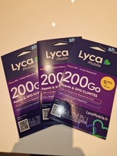 Lycamobile sim prépayée d'occasion  Saint-Avold