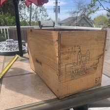 Usado, Caixa de vinho vintage de madeira carruadas. De Chateau Laf Rothschilll comprar usado  Enviando para Brazil