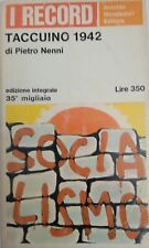 nenni taccuino 1942 usato  Prato
