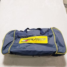 Usado, Bolsa de viagem Tommy Hilfiger para academia de atletismo azul/amarela 28”x12”x14” comprar usado  Enviando para Brazil