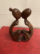 Vintage holzskulptur liebende gebraucht kaufen  Pforzheim