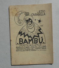 Ezio carabellabambu operetta usato  Roma
