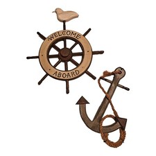 Nautical wood anchor for sale  Melbourne