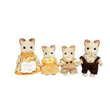 Calico Critters Sylvanian Families Keats Cat Family 3128/4140 Cream Cat Family comprar usado  Enviando para Brazil