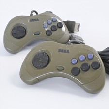 Sega Saturn par de controle cinza HSS-0101 painel de controle oficial testado 2877 comprar usado Sega Saturn par de controle cinza HSS-0101 painel de controle oficial testado 2877 comprar usado  Enviando para Brazil