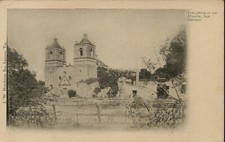 Cartão postal San Antonio Texas - Perfeito estado, limpo - Concepção - 1ª missão espanhola comprar usado  Enviando para Brazil