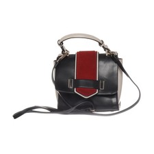 Zara Basic, torba na ramię, damska, czarno-czerwona, inna, 16, 7, 18 cm #RW5 na sprzedaż  PL