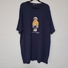 Camiseta Polo Ralph Lauren Masculina CP-93 CAPTAIN BEAR Ajuste Clássico 2XLT Azul Marinho comprar usado  Enviando para Brazil