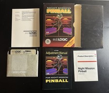 Computadores Atari NIGHT MISSION PINBALL completo videogame SubLogic Commodore 64 comprar usado  Enviando para Brazil