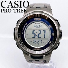 Casio Pro Trek PRW-3000T relógio de titânio 43mm esportes ao ar livre usado, usado comprar usado  Enviando para Brazil