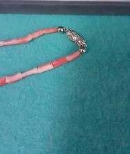 Collana corallo rosa usato  Vedano al Lambro