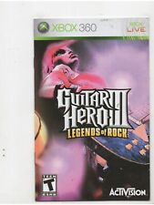 Guitar Hero III 3 Xbox 360 SOMENTE MANUAL Autêntico SEM RASTREAMENTO comprar usado  Enviando para Brazil