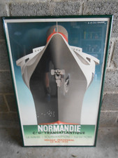 Affiche paquebot normandie d'occasion  Plougrescant
