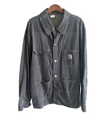Chaqueta de mezclilla XXL vintage a rayas de nogal americano marca Pointer tareas granero ropa de trabajo segunda mano  Embacar hacia Mexico