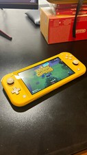 nintendo switch lite yellow + original charger + etui + box, używany na sprzedaż  PL