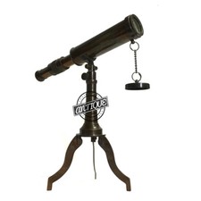 Suporte para telescópio de mesa de latão maciço de Natal mini decoração item clássico presente comprar usado  Enviando para Brazil