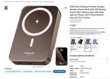 Cargador Portátil Carga Rápida 20W Teléfono Móvil Batería 10000mAh LED USB segunda mano  Embacar hacia Mexico
