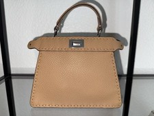 FF Peekaboo ISeeU Petite Cuoio, Couro Romano, Bolsa de Mão, Marrom, Pequena comprar usado  Enviando para Brazil