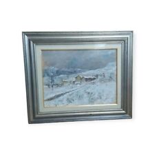 Quadro nevicata firmato usato  Italia