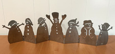 Vintage folding snowmen for sale  Woodinville