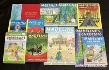 Lot 11 MADELINE Books by Ludwig Bemelmans vintage oversize HC and PB see pics comprar usado  Enviando para Brazil