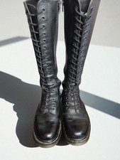 Botas altas originais Dr. Martens 10142, pretas - Tamanho 37 - Ótimo estado! comprar usado  Enviando para Brazil