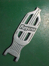 ROGERS DRUMS Swivo-matic ou Rocket articulado BASS DRUM PEDAL placa, VINTAGE comprar usado  Enviando para Brazil