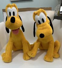 Juguete de peluche Kohls Cares PLUTO 13" 2014 Disney * Dos Plutos* segunda mano  Embacar hacia Argentina