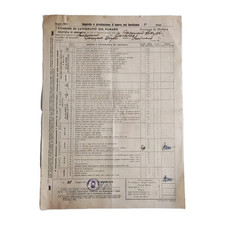 1950 grande ricevuta usato  San Pietro di Morubio