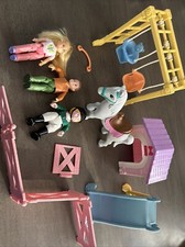 Lote Fisher Price Loving Family Playground Swing & Slide Horse Boy Girl Dog House comprar usado  Enviando para Brazil