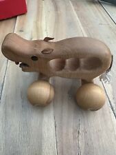 Rolltier nilpferd holz gebraucht kaufen  Reichenbach an der Fils