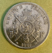 1867 francs empire d'occasion  Vichy