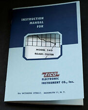 Eico model 540 for sale  Goshen