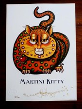Martini kitty print for sale  New Orleans