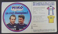 Autocollant glaces miko d'occasion  France