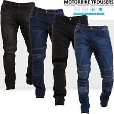 Usado, Calças jeans masculinas de motocicleta forro de aramida protetora armadura calças comprar usado  Enviando para Brazil