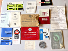 Riley elf instruction for sale  STOKE-ON-TRENT