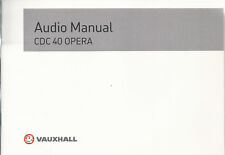Vauxhall audio manual usato  Spedire a Italy