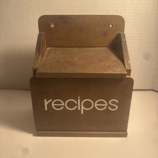 Vintage recipe box for sale  Bartlesville