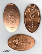 Usado, AK07A - 3 centavos alongados Island Mercantile com COBRE Frozen Disney World comprar usado  Enviando para Brazil
