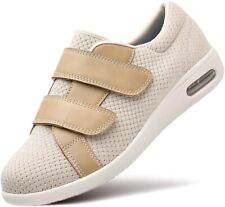 Sapatos de caminhada ortopédicos femininos para diabéticos largura larga alça ajustável antiderrapante comprar usado  Enviando para Brazil