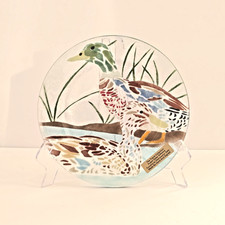 The Travis Collection placa de vidro fundido palhetas de patos assinadas 8,5” feitas à mão EUA comprar usado  Enviando para Brazil