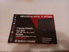 Antena de TV Digital HD Amplificada - Suporte 4K, HDTV, 1080p, 1080i, 720p, fácil comprar usado  Enviando para Brazil