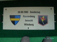 Zuglaufschild ronnenberg besuc gebraucht kaufen  Eberswalde
