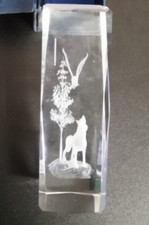 Glasdeko adler wolf gebraucht kaufen  Görisried