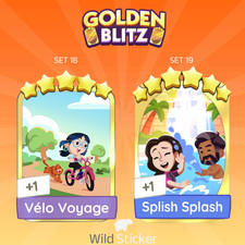 Używany, Monopoly złoty błysk! VELO VOYAGE lub SPLISH SPLASH⚡ (SZYBKA DOSTAWA)⚡ na sprzedaż  Wysyłka do Poland